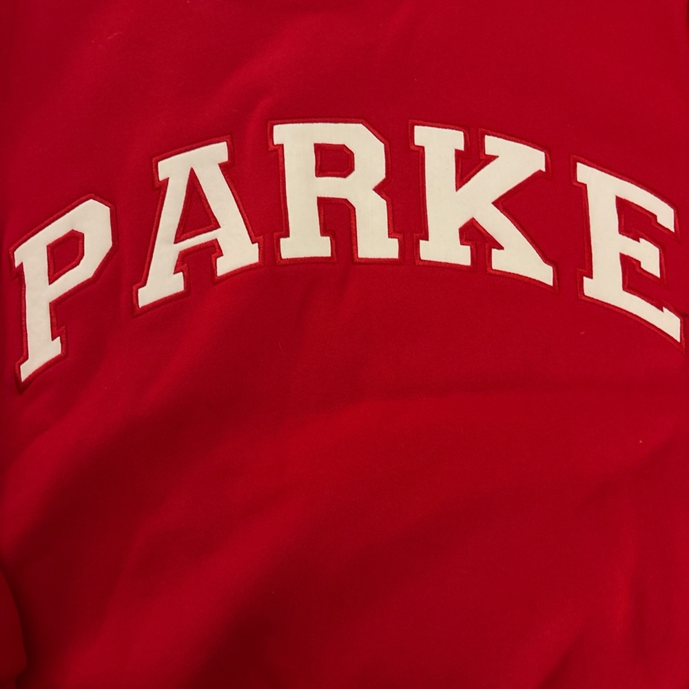 Parke mock neck Red Sweatshirt from Valentine’s Day launch S/M - Picture 4 of 5